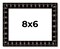 8x6 Bamboo Picture Frame with UV-Resistant Acrylic & Acid Free Backing, Available in 4 Finishes - Brown, Black, Gold, and Natural